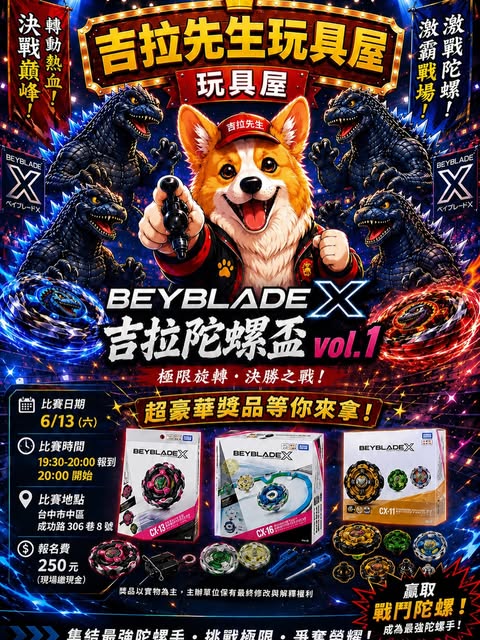 BEYBLADE X 吉拉陀螺盃 Vol.1