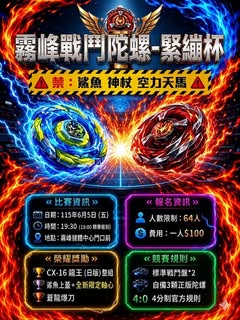 霧峰戰鬥陀螺 緊繃盃