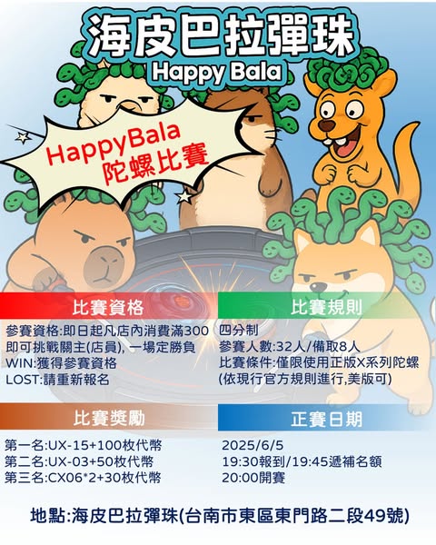 HappyBala 陀螺比賽