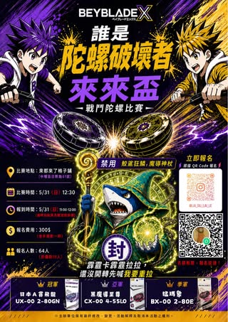 來來盃 第三屆 誰是陀螺破壞者 戰鬥陀螺比賽