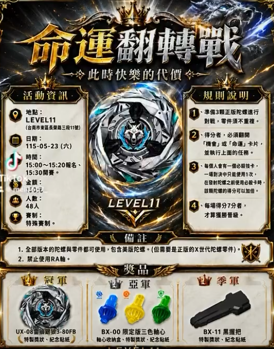 LEVEL11 命運翻轉戰