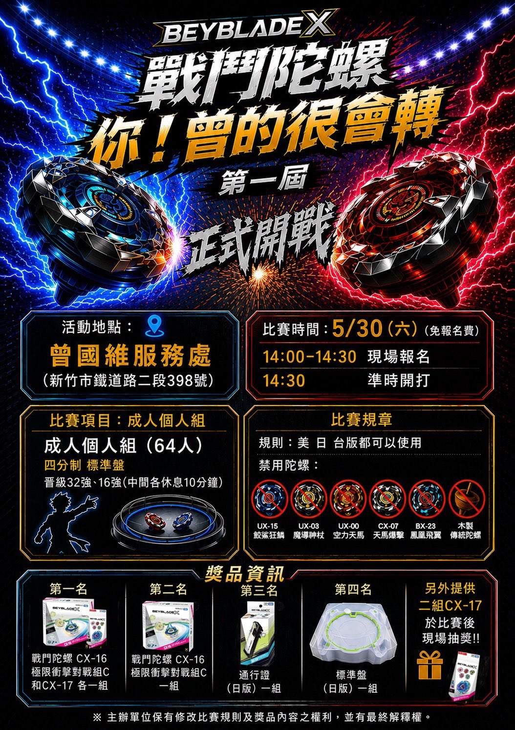 曾的很會轉 第一屆陀螺賽